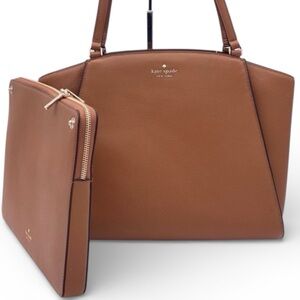 Kate Spade New York Brim Laptop Tote Leather Work Bag NWT